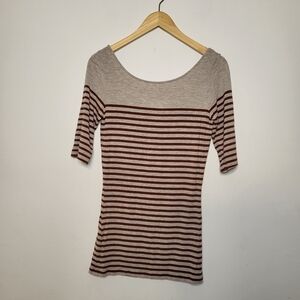 Club Monaco Striped Top Size Small